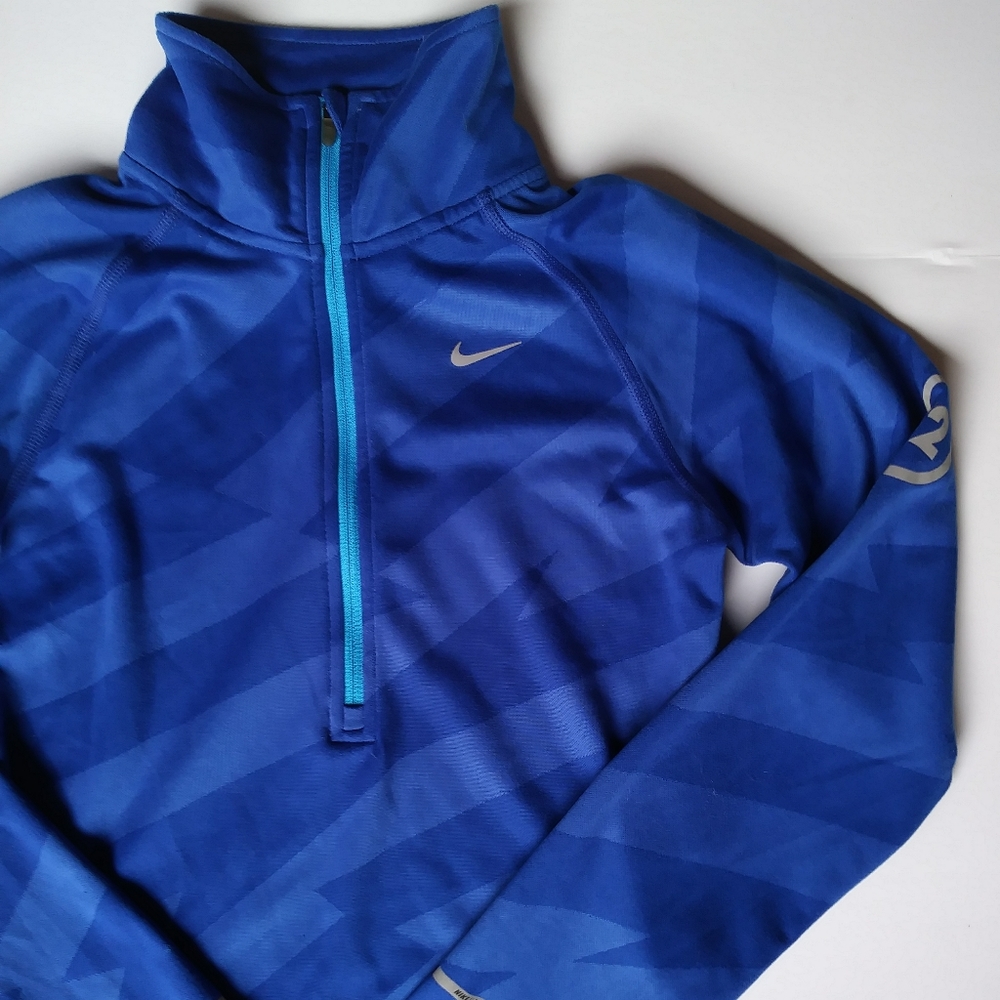❎FINAL PRICE❎ Blue Nike Dry Fit Jacket Long Sleeve - Picture 3 of 5